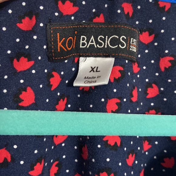 Royal Blue Koi Scrub set - Picture 6 of 7